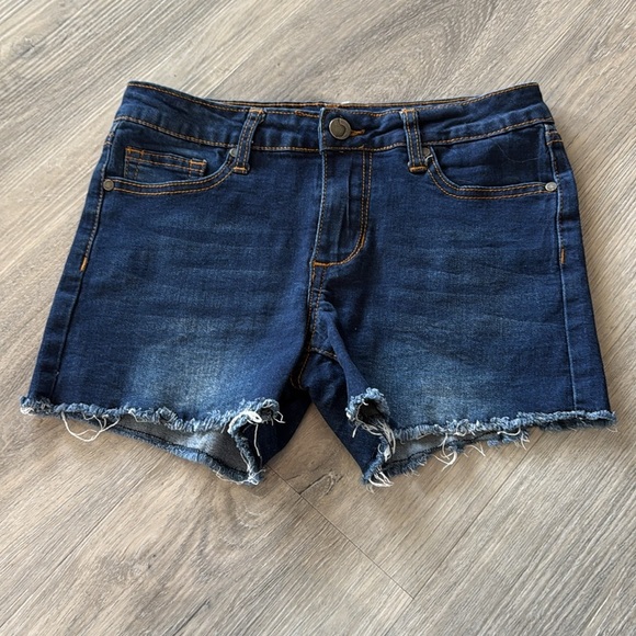 🏴 Joes jeans blue denim shorts size 12 girls - Picture 2 of 7